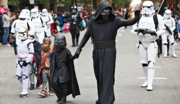 Vancouver’s Halloween Street Parade 2019 in Howe Street, Vancouver, Canada