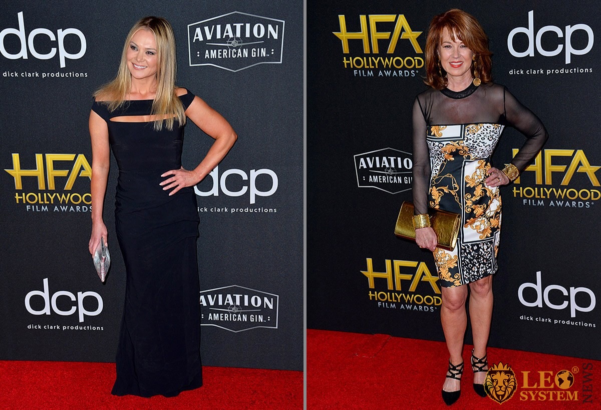 Lauren Woodland and Lee Purcell at the 23rd Annual Hollywood Film Awards, USA