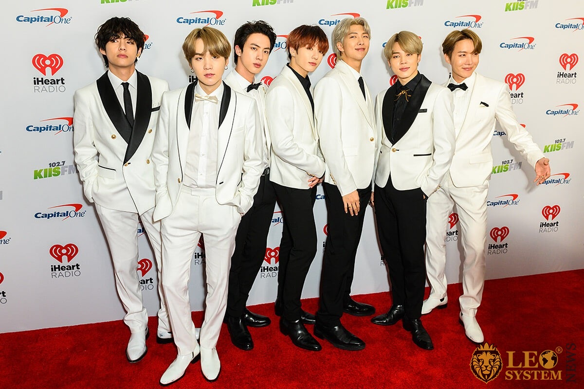 South Korean boy band BTS - KIIS FM iHeartRadio Jingle Ball at the Forum Los Angeles in Inglewood, California, USA