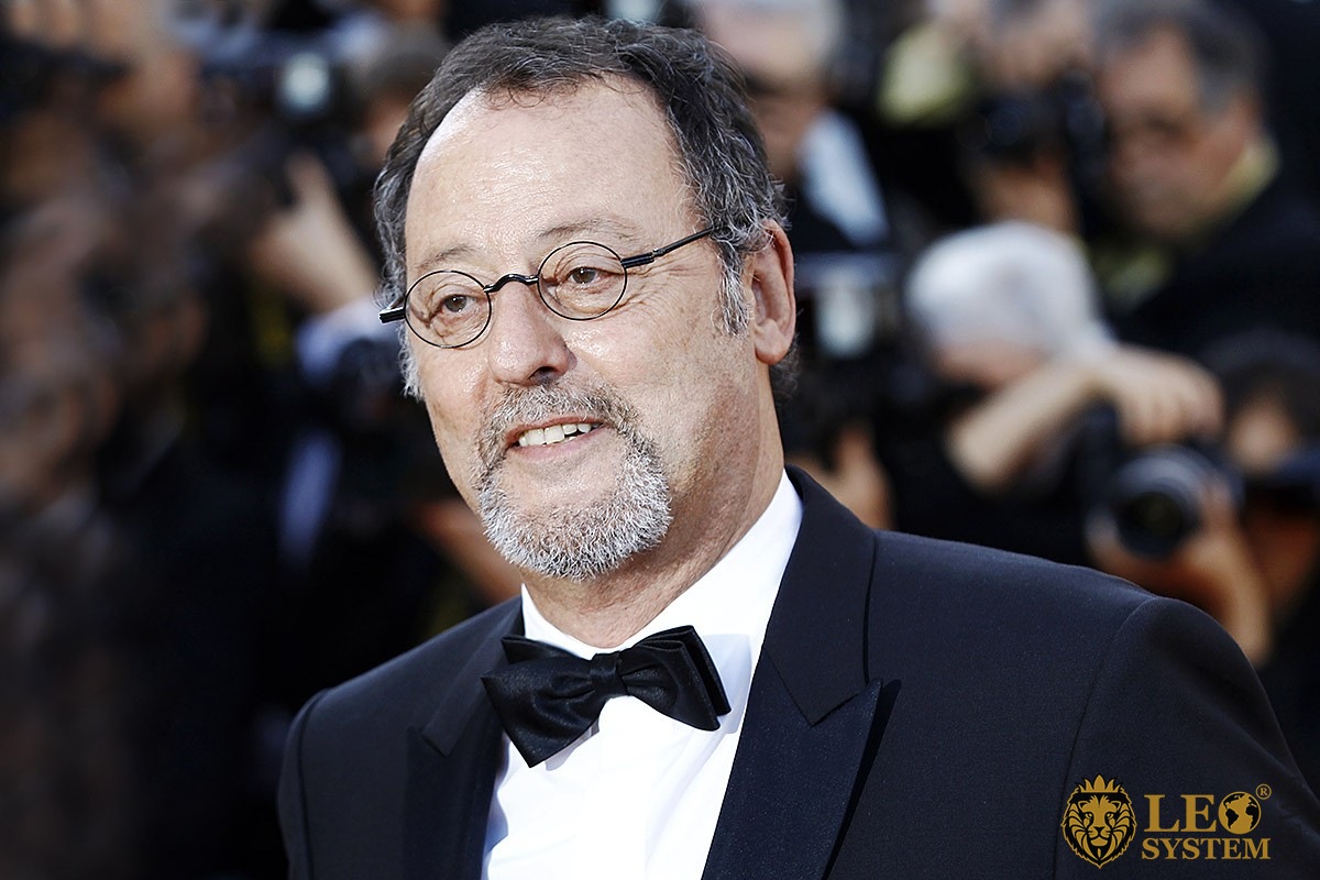 Charming look of the famous and popular actor Jean Reno