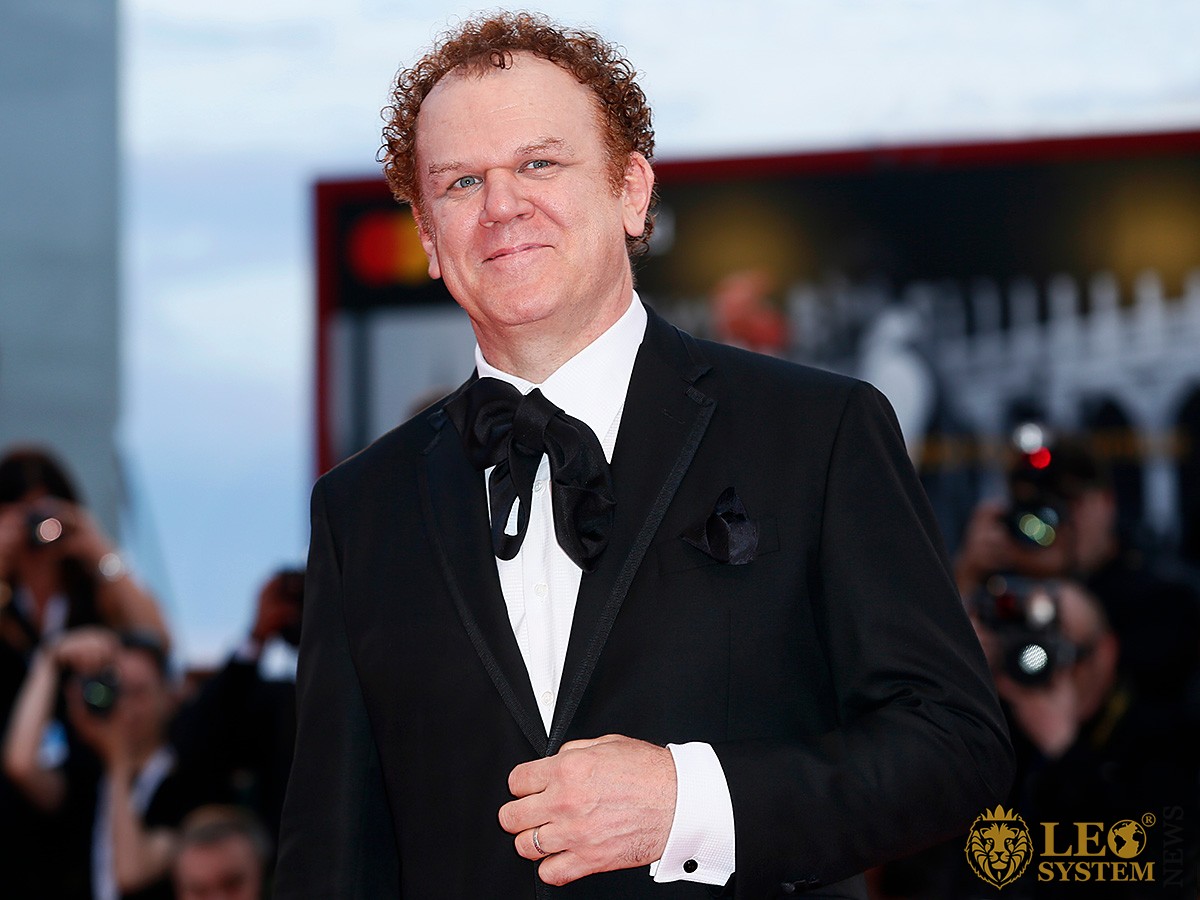 American actor John C. Reilly with a cute smile on his face